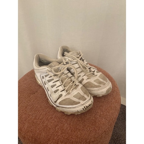 Nike Other - Nike Reax Run 5 White Metallic Silver Running Shoes 621716-102 Mens 10